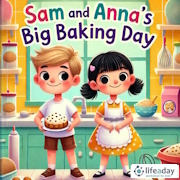 การ์ตูนภาพสองภาษา Big Baking Day